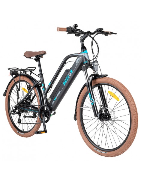 Bezior M2 Pro Ciclomotore elettrico 500W Motore 12.5Ah Batteria- Nero 2025