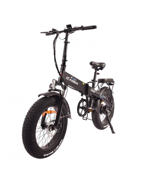 KAISDA K2 Pro 20*4.0 pollici Ciclomotore Elettrico Pieghevole con Pneumatici Grassi - Motore Bafang 350W e batteria 48V 12.8Ah Italia