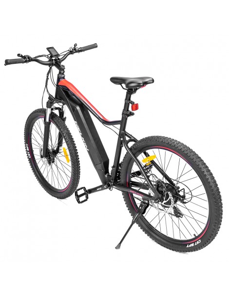 WELKIN WKEM001 Bicicletta elettrica da montagna motore senza spazzole da 250W batteria da 36V 10.4Ah - Nero e Rosso In Linea