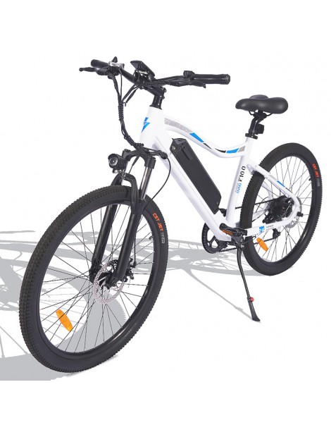 FAFREES F100 26' Bici elettrica 33 KMPH Mountain Ebike Adulti 350 W Motore 48 V 11 6 Ah Batteria rimovibile-Bianco Qualità