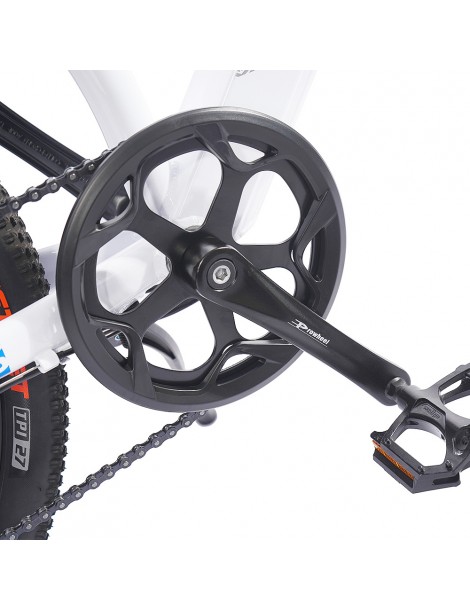 FAFREES F100 26' Bici elettrica 33 KMPH Mountain Ebike Adulti 350 W Motore 48 V 11 6 Ah Batteria rimovibile-Bianco Qualità