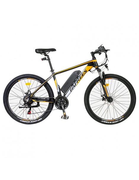 FAFREES Bici elettrica da 26 pollici 250 W con batteria agli ioni di litio da 36 V 10 Ah SHIMANO 21 velocità-Nero Vendita