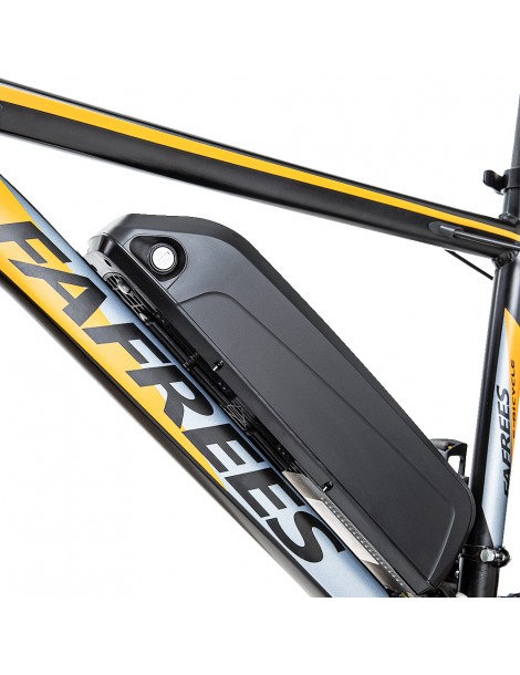 FAFREES Bici elettrica da 26 pollici 250 W con batteria agli ioni di litio da 36 V 10 Ah SHIMANO 21 velocità-Nero Vendita