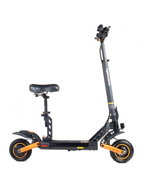 Kugoo Kirin G2 PRO Scooter elettrico pieghevole 600W Motore 15Ah 48V Batteria 9 pollici Pneumatici - Nero Arancione Soddisfazione Garantita