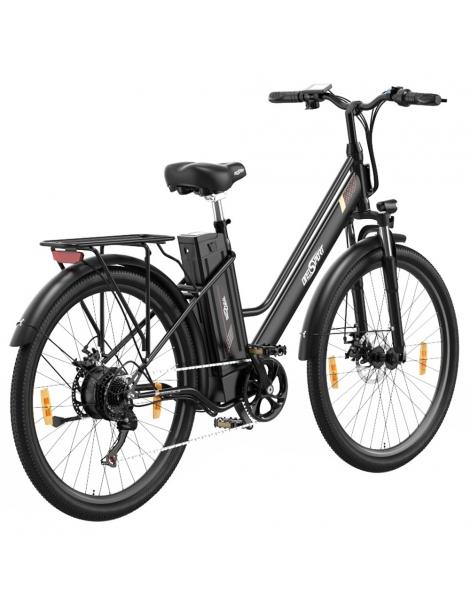 ONESPORT OT18-3 Bicicletta elettrica City pneumatici da 26*2.35 pollici motore da 250W batteria da 36V 14.4Ah - Nero Shopping Online