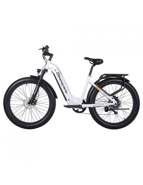Shengmilo MX06 Bici Elettrica Fuoristrada Motore Bafang 500W Batteria Samsung 48V 17.5Ah Pneumatici Grassi All-terrain 26in Outlet