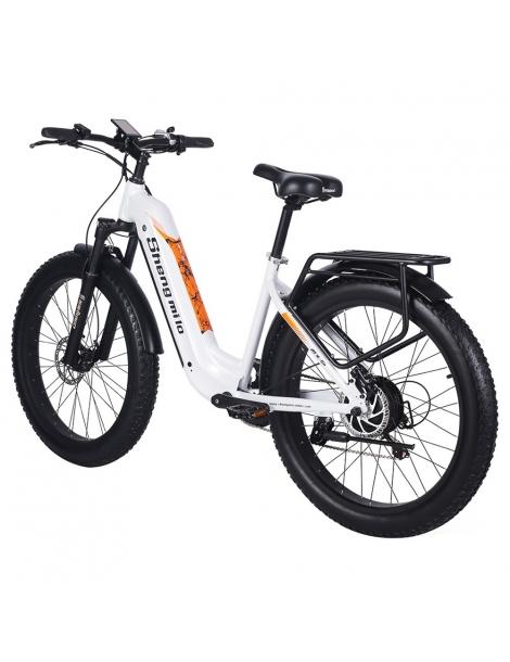 Shengmilo MX06 Bici Elettrica Fuoristrada Motore Bafang 500W Batteria Samsung 48V 17.5Ah Pneumatici Grassi All-terrain 26in Outlet