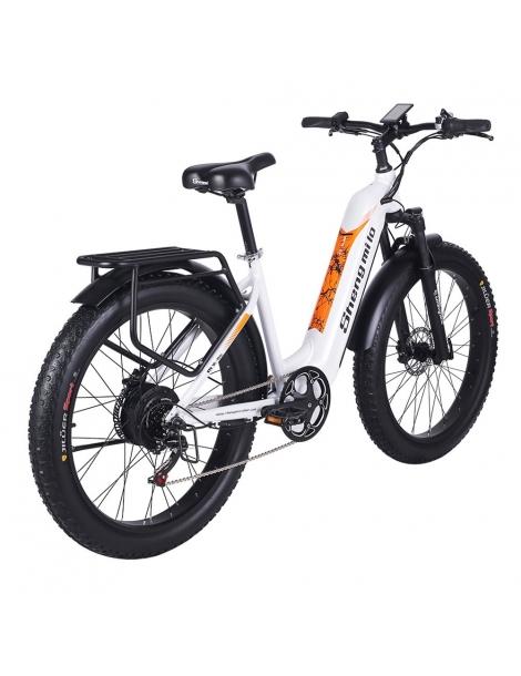 Shengmilo MX06 Bici Elettrica Fuoristrada Motore Bafang 500W Batteria Samsung 48V 17.5Ah Pneumatici Grassi All-terrain 26in Outlet