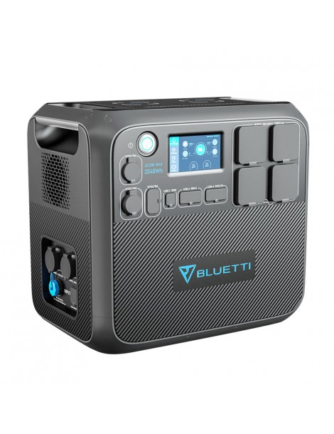 BLUETTI AC200MAX 2048Wh/2200W Stazione di Energia Solare Portatile Espandibile Batteria LifePo4 fino a 8192Wh 4400W Vendite Flash