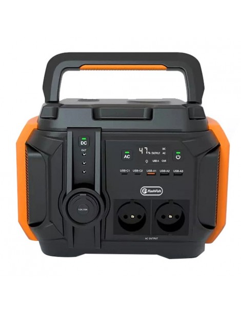 Flashfish A601 Generatore Solare Portatile 540Wh/600W 150000mah 5 Modalità di Illuminazione 11 Uscite - Spina UE Nuova