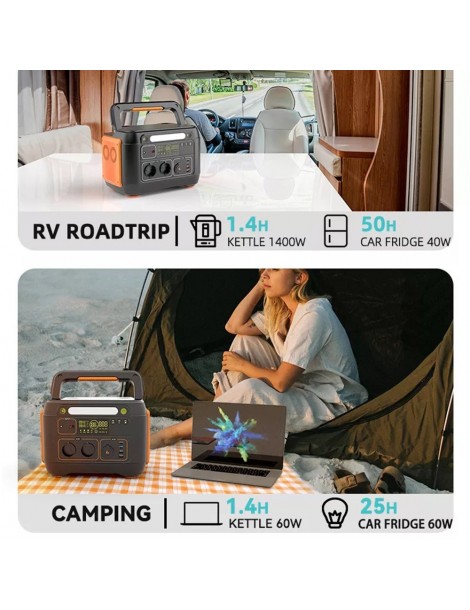 Flashfish A1001 Generatore solare portatile 1030Wh/1000W 278400mAh porte CA a onda sinusoidale pura 7 uscite - spina UE Super Saving Price