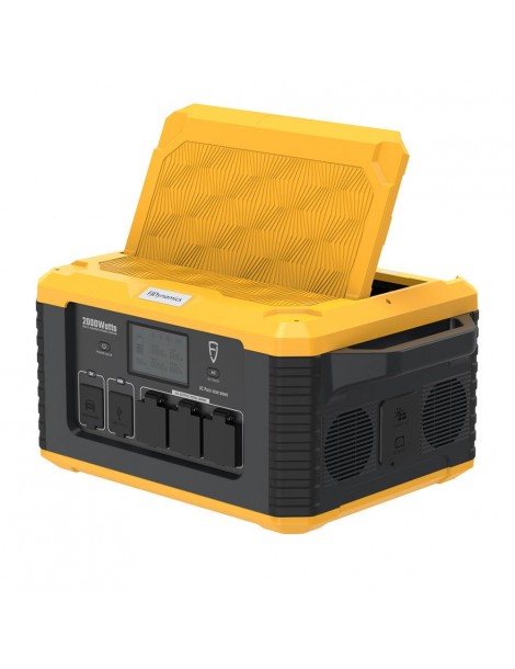 Fjdynamics Powersec MP2000 2264W/2000W Generatore Solare Portatile A Centrale Elettrica Pacco Batterie Rimovibile 12 Uscite Qualità