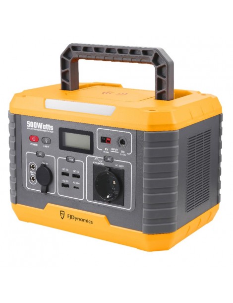 Fjdynamics Powersec MP500 520Wh/500W Centrale Elettrica Portatile Ricarica Wireless 10W 8 Porte Di Uscita Versione UE Vendita