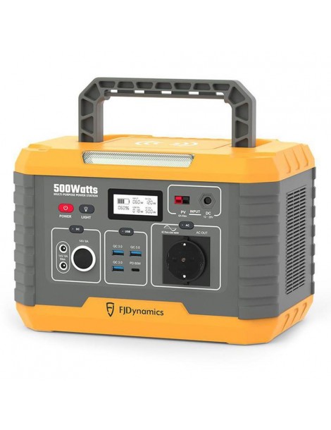 Fjdynamics Powersec MP500 520Wh/500W Centrale Elettrica Portatile Ricarica Wireless 10W 8 Porte Di Uscita Versione UE Vendita