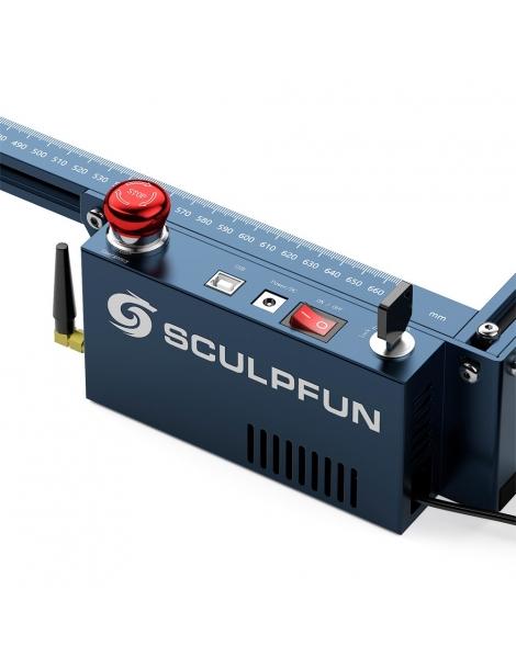 SCULPFUN S30 Ultra 33W Taglierina per incisioni laser Air Assist automatico 0.08x0.10mm Focus laser 600*600mm - EU Plug Nuova