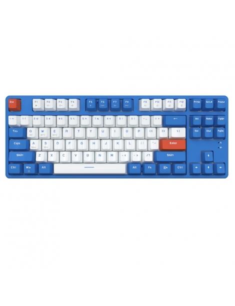 Ajazz AK871 interruttore blu 87 tasti tastiera meccanica dual-mode senza fili Qualità