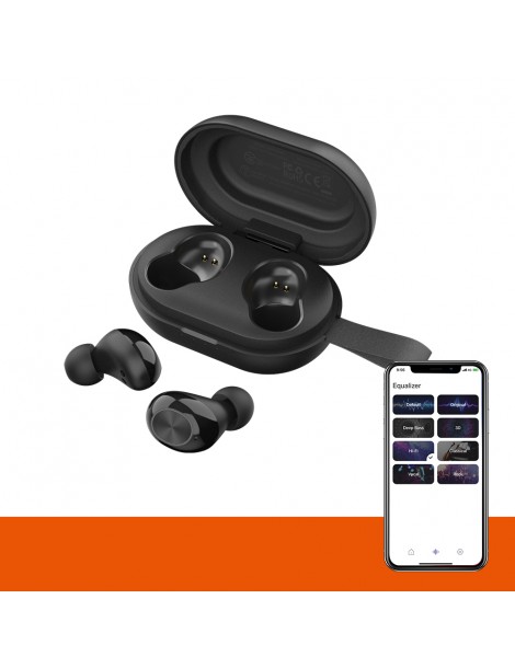 Tronsmart Spunky Beat Auricolari Bluetooth Wireless (APP Edition) - Nero Presa