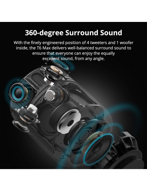 Tronsmart Element T6 Max Altoparlante Bluetooth - Nero Offerta