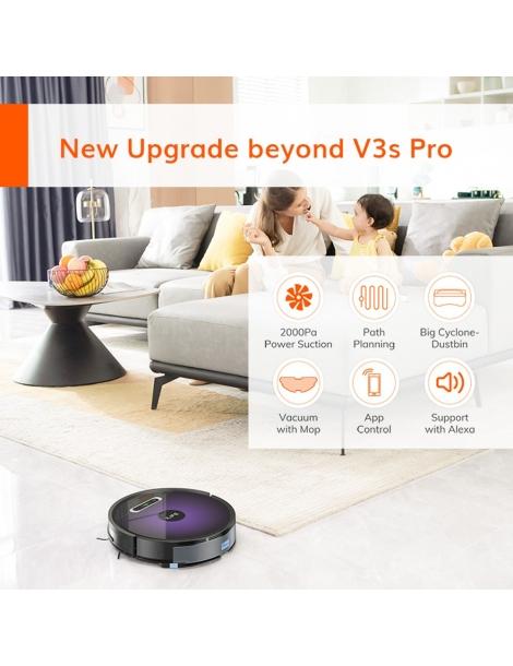 ILIFE V3s Max Robot Aspirapolvere aspirazione 2000Pa pianificazione del percorso con giroscopio Offerta Anniversario