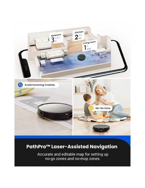 Proscenic X1 Aspirapolvere Robot con Base Auto-vuotante Aspirazione da 3000Pa tampone vibrante vibra 3000 volte al minuto Lightning offer