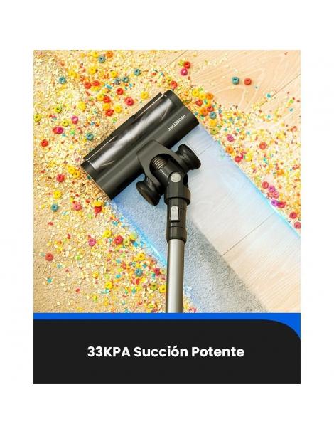 Proscenic P12 Aspirapolvere a Batteria Forte Aspirazione da 33KPa Grande Pattumiera da 1 2L Autonomia di 60 minuti Grandi sconti