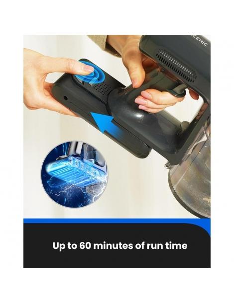 Proscenic P12 Aspirapolvere a Batteria Forte Aspirazione da 33KPa Grande Pattumiera da 1 2L Autonomia di 60 minuti Grandi sconti