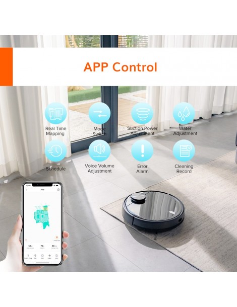 ILIFE A11 Robot Aspirapolvere Aspirazione 4000Pa Batteria 5200mAh mappatura multipiano Controllo App - Nero Bestseller