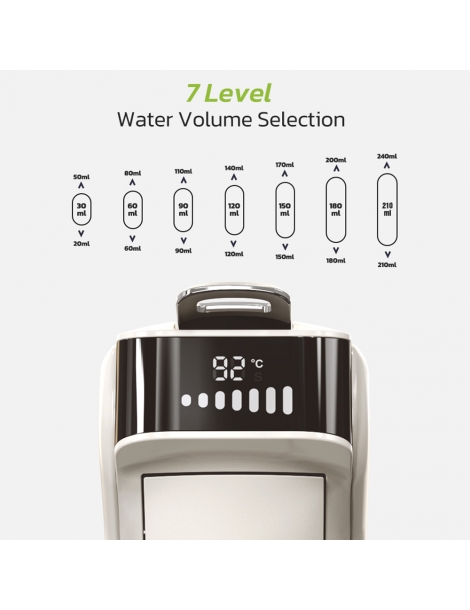 [Prevendita]HiBREW H1B Caffettiera a cialde 6 in 1 estrazione a pressione da 20 bar Rilascio limitato
