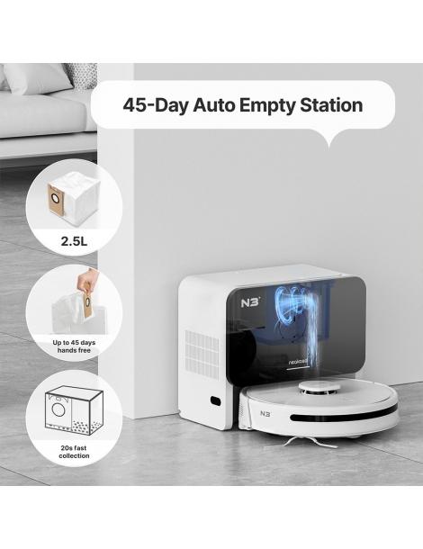 Neakasa NoMo N3 4000Pa Robot aspirapolvere con stazione di auto-svuotamento navigazione LDS + SLAM Ultimi due giorni