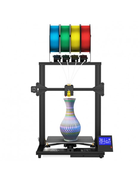 Zonestar Z8PM4 Pro Stampante 3D 4 Titan Extruders miscelazione colore 4 in1 out livellamento automatico 300 * 300 * 400 mm Sconti questo mese