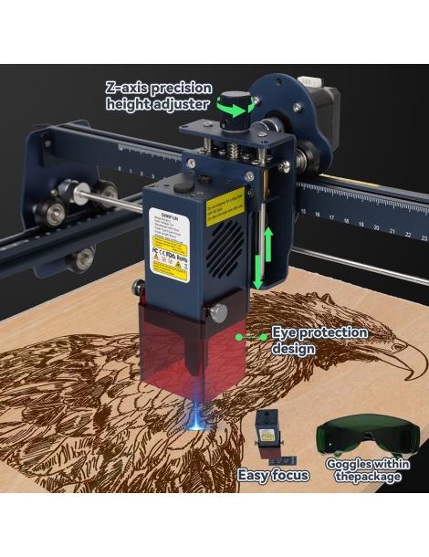 DIMIFUN DM6 B12 12W Macchina per incisione laser protezione degli occhi precisione 0 01 mm spot 0 06 mm Vendita