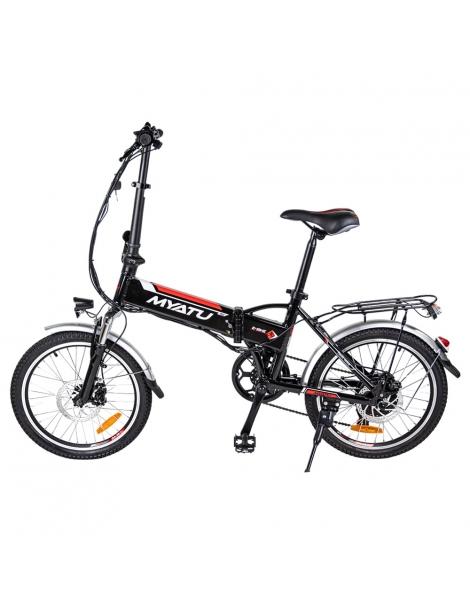 Myatu MYT-20 Bici Elettrica Pieghevole Motore 250W Batteria 36V 10.4Ah Pneumatico 20 pollici - Nero Promozione Limitata