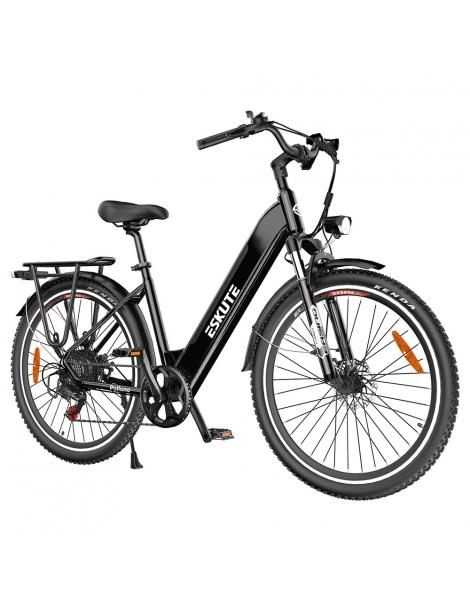 ESKUTE ES-28-LJ Bicicletta elettrica motore 250W batteria 36V 20Ah pneumatici 28*1 75' - Nero Shopping Online
