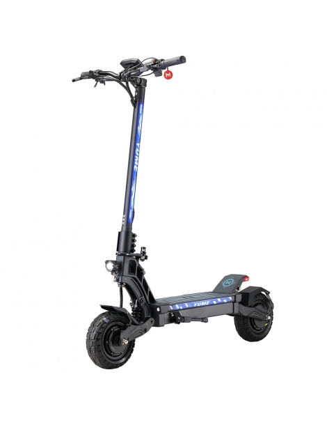 YUME HAWK Scooter elettrico pieghevole 10x3.15" pneumatici tubeless per tutti i terreni motore 1200W*2 batteria 60V 22.5Ah Prezzo Ridotto