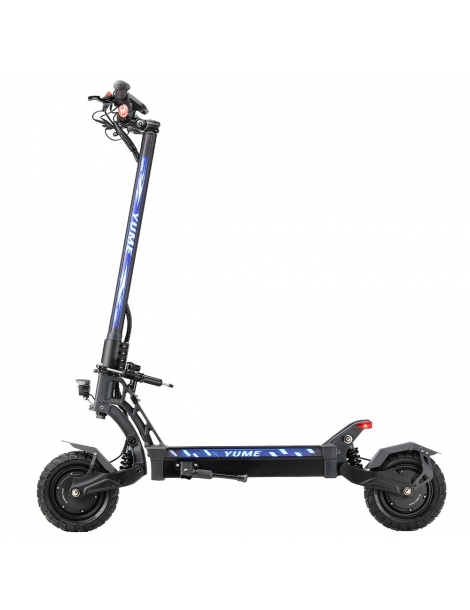 YUME HAWK Scooter elettrico pieghevole 10x3.15" pneumatici tubeless per tutti i terreni motore 1200W*2 batteria 60V 22.5Ah Prezzo Ridotto