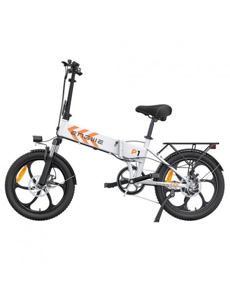 ENGWE P1 Bicicletta elettrica pieghevole pneumatico 20*3 pollici motore 250W batteria 36V 13Ah - Bianco Novità