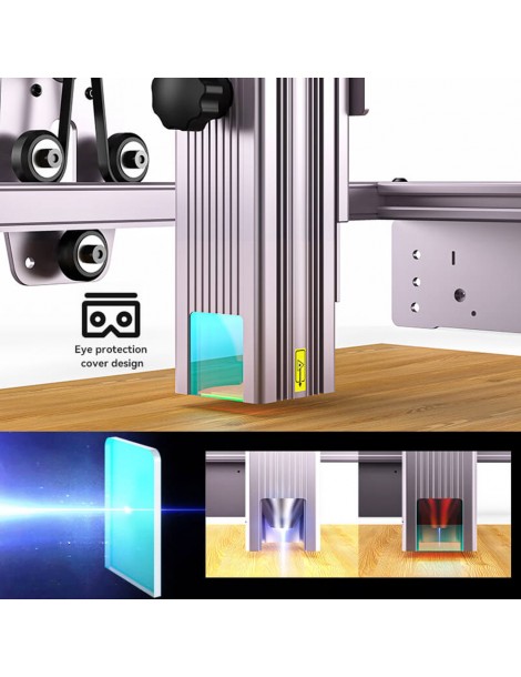 Atomstack A5 PRO+ Macchina per l'incisione laser Potenza laser 40W Fuoco fisso Spot compresso 410x400mm In Vendita