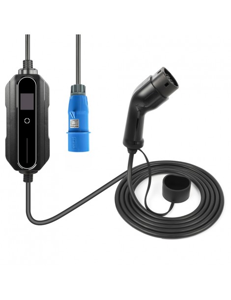 ANDAIIC Caricatore EV Caricatore portatile per auto elettriche Tipo 2 IEC62196 Modalità 2 10/16/20/24/32A Corrente - UE Negozio