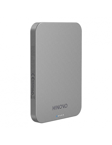 HINOVO MB1-5000 5000mAh Power Bank Wireless Magnetico in Metallo Batteria Mag-Safe per iPhone 14/13/12 Comprare a buon mercato