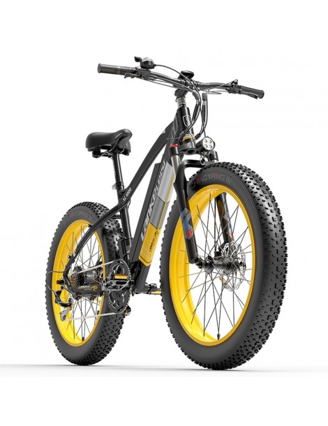 LANKELEISI XC4000 26*4.0 Inch Fat Tires Bicicletta elettrica autonomia massima 120KM velocità massima 40 km/h - motore 1000W Grande vendita
