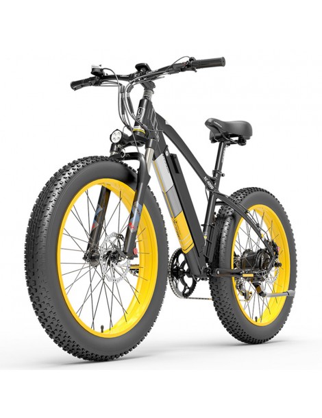 LANKELEISI XC4000 26*4.0 Inch Fat Tires Bicicletta elettrica autonomia massima 120KM velocità massima 40 km/h - motore 1000W Grande vendita