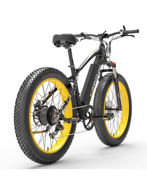 LANKELEISI XC4000 26*4.0 Inch Fat Tires Bicicletta elettrica autonomia massima 120KM velocità massima 40 km/h - motore 1000W Grande vendita