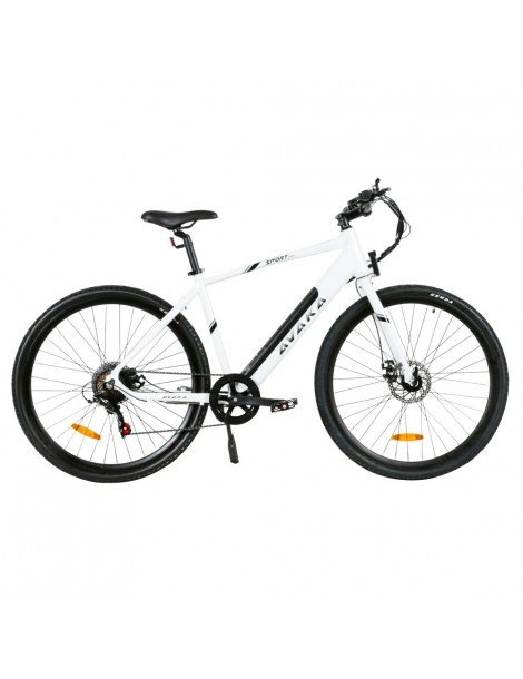 Bicicletta elettrica AVAKA R3 motore 36V 350W batteria 12 5Ah velocità massima 32km/h autonomia 70km - Bianco Flash Sale