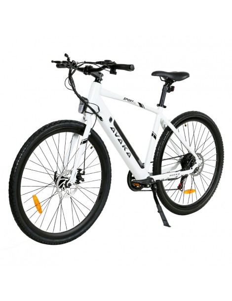 Bicicletta elettrica AVAKA R3 motore 36V 350W batteria 12 5Ah velocità massima 32km/h autonomia 70km - Bianco Flash Sale