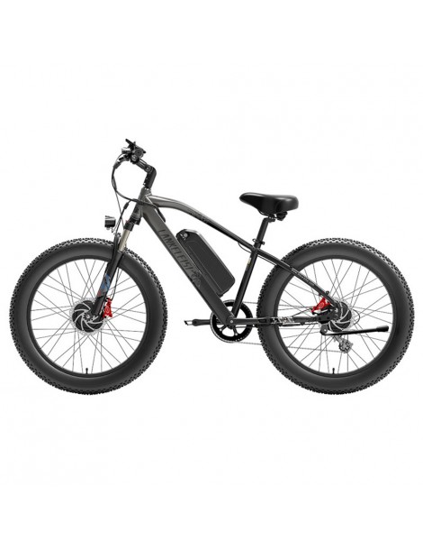 LANKELEISI MG740 PLUS 26*4.0'' Pneumatici Bici Elettrica 1000W*2 Doppio Motore 48V 17.5Ah Batteria - Grigio Black Friday