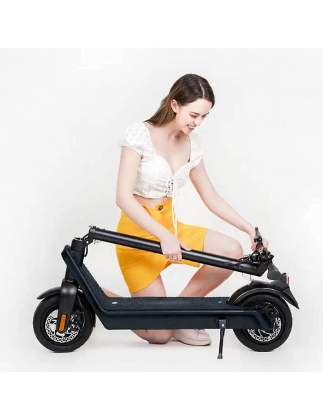 AOVO X9 Plus 10'' Pneumatico Antideflagrante Scooter Elettrico Pieghevole 36V Motore Nominale 500W Batteria 36V 15.6Ah - Nero Offerta Pasqua