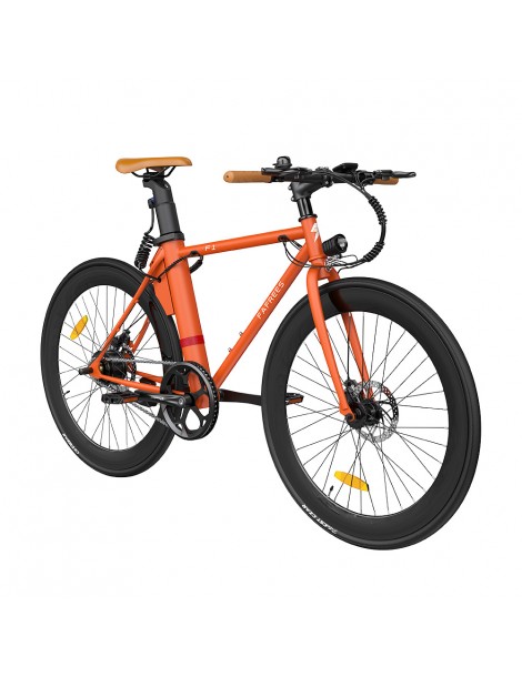 FAFREES F1 700C*28C Pneumatici da Strada Bici Elettrica - 250W Motore Brushless & Batteria 36V 8.7Ah - Arancione Offerta Anniversario
