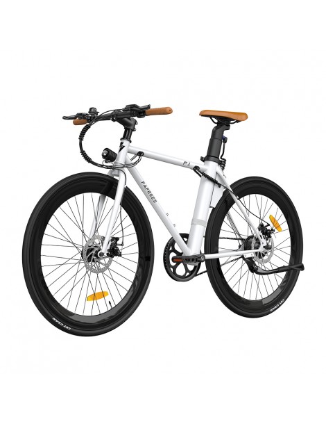 FAFREES F1 700C*28C Pneumatici da Strada Bici Elettrica - 250W Motore Brushless & Batteria 36V 8.7Ah - Bianco Smaltimento dello stoccaggio