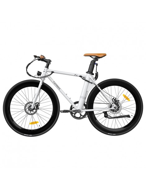 FAFREES F1 700C*28C Pneumatici da Strada Bici Elettrica - 250W Motore Brushless & Batteria 36V 8.7Ah - Bianco Smaltimento dello stoccaggio