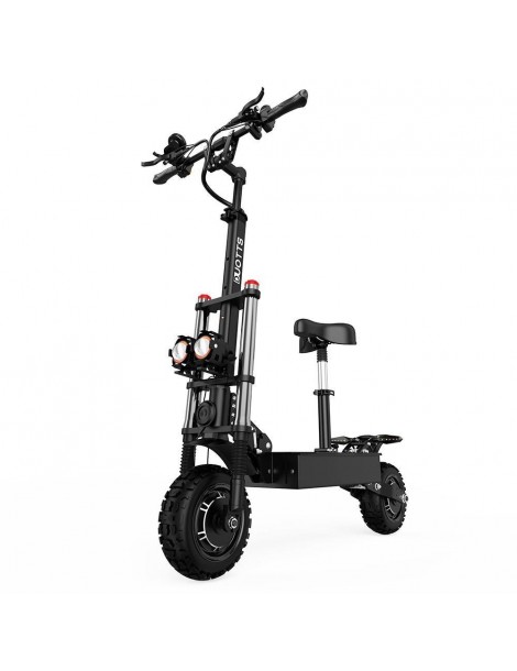 OOTD D88 Scooter Elettrico Pieghevole con Pneumatici Off-Road da 11 pollici - Doppio Motore 2800W*2 e Batteria 60V 38Ah Online Outlet